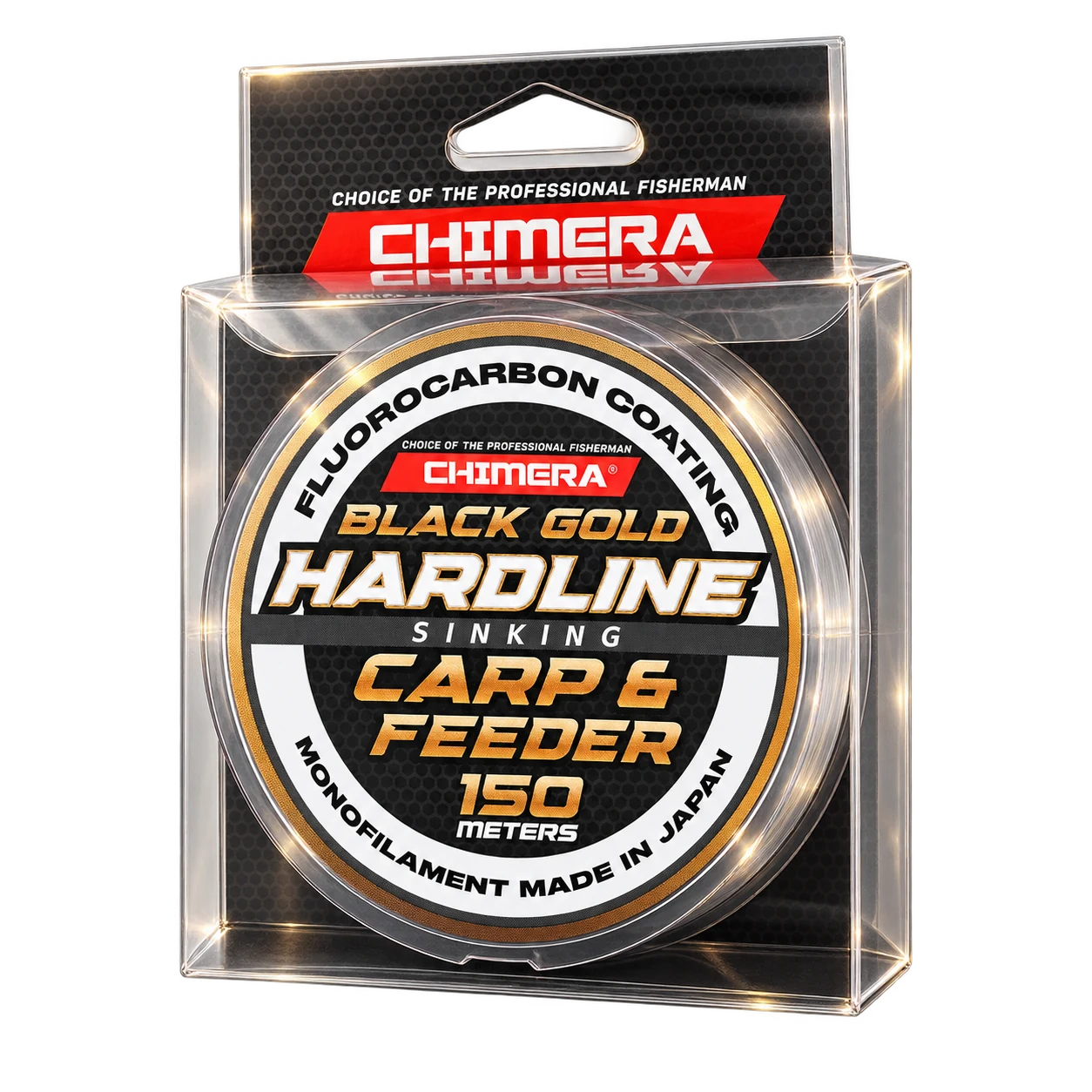Леска CHIMERA CARP & FEEDER — 3D-визуализация упаковки